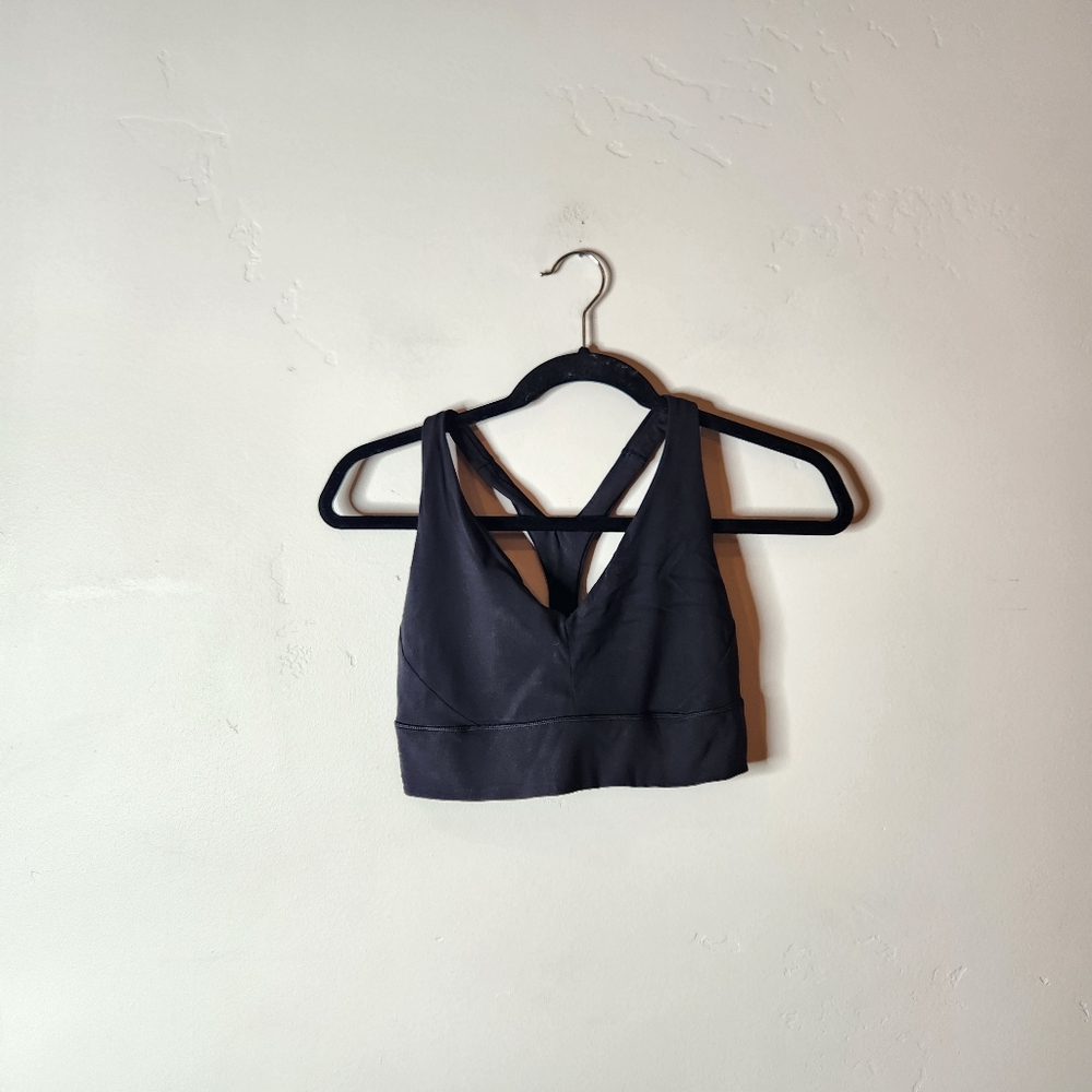 Athleta Transcend Plunge Black Bra Size Small - Picture 2 of 6